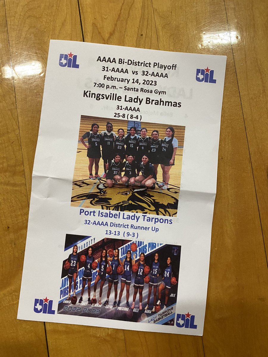🏀PIHS Lady Tarpons Bi-District Playoff Game
🎉The Lady Tarpons played their hearts out this evening but were unable to take the win with a final score of 45-57. Thank you Lady Tarpons and coaches for an amazing season!