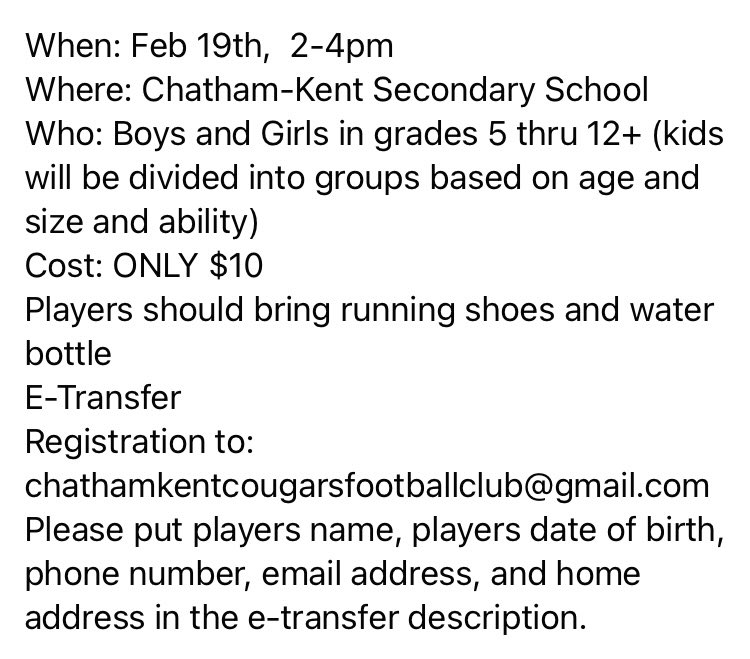 Chatham-Kent Cougars tweet media