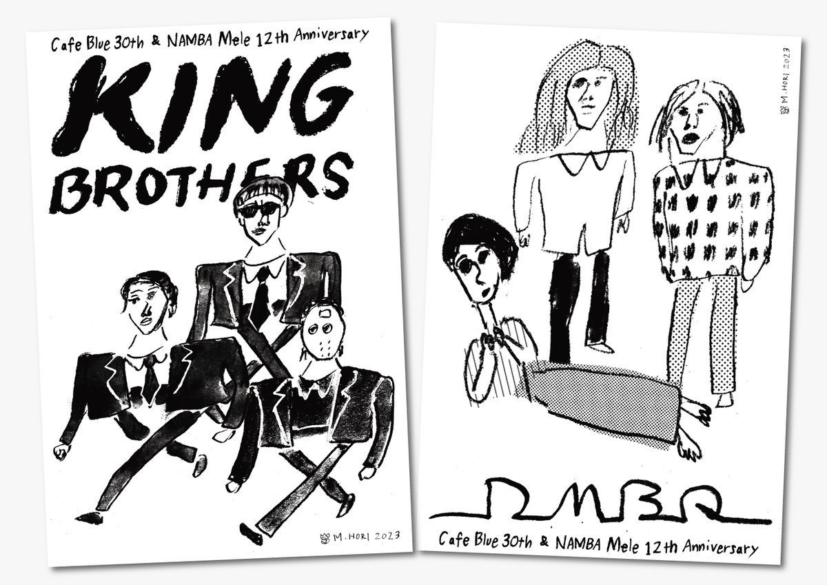 osamakyoudai's tweet image. 【お得な最速先行は完売！一般発売は今週土曜！】
難波Meleの前身の前身！CAFE BLUE 30周年記念企画！#キングブラザーズ VS #ザ・たこさん のお得な最速先行は完売した模様！一般発売は今週土曜(2/18)正午よりイープラスにて！今回も前回の #DMBQ 編同様に来場者には素敵な特典がもらえるかも！？