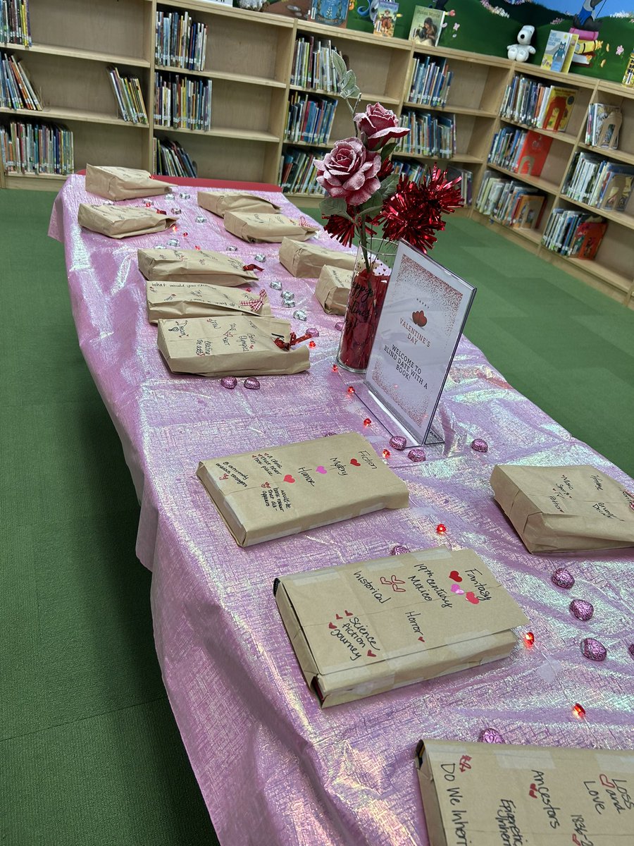 MsRVsClass's tweet photo. 💗 that our librarian @LibraryGal17 feeds the minds of our kiddos as well as the teachers! We had a date with a secret book that we get to keep! 🙌🏼🤗💗💗 #ValentinesDay #CorazonesigKnighted #lovebooks #loveourlibrary https://t.co/sRGbaT74z8