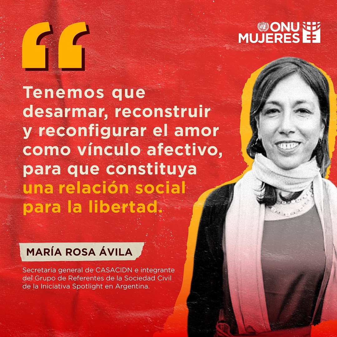 💬❤️ "El amor es amor si nos hace libres, si esa relación nos apoya para ir en busca de nuestros sueños, de lo que amamos y queremos experimentar".

—María Rosa Ávila, secretaria general de <a href="/CASACIDN/">CASACIDN</a> e integrante del grupo de referentes de la sociedad civil de @SpotlightAmLat.