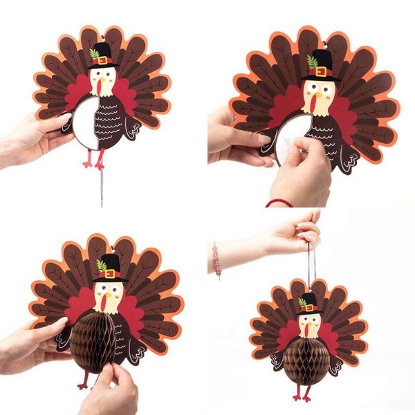 sunbeautyparty_'s tweet image. The hanging turkey honeycombs are made of quality paper jam, sturdy lightweight and durable; And they are easy to assemble, suitable for Thanksgiving Day decoration, bring you long-lasting fun.
.
.
.
.
.
.
#partydecorations #paperdecorations #paperdecor #turkey #paperhoneycomb
