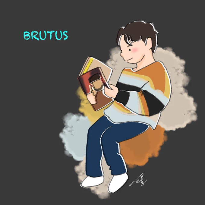 『BRUTUS』発売!源さんがJAZZの楽しみ方を語る「2023年、新しいジャズの入口」トントン、私もお邪魔させてくださーい#星野源 #BRUTUS#イラスト 
