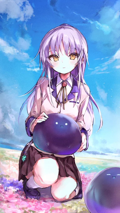 『ヘブンバーンズレッド』の応援イラストにて立華かなでちゃんを描かせていただきました!ヘブバン1周年を記念して、現在『Angel Beats!』とのコラボが開催中です!ぜひチェックしてみてください!…PR #ヘブバン    #ヘブバンAngelBeatsコラボ 