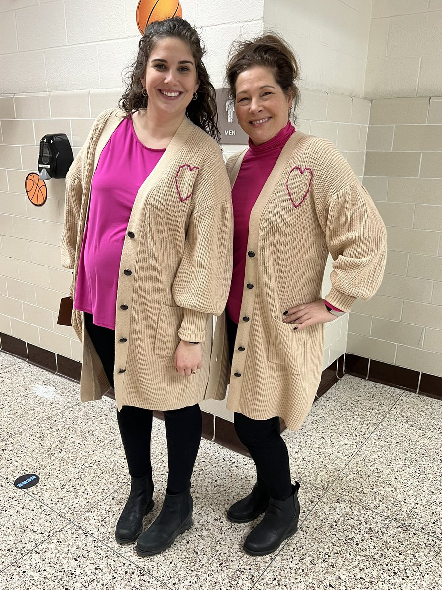 Happy Valentine’s Day from our teachers who wear their heart on their sleeve. Literally. <a href="/MRElem/">Margaret Ross Elementary</a> teachers love to celebrate! ❤️❤️
 #VikingPride