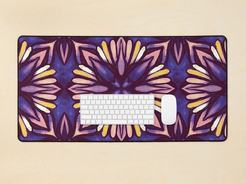 Add a pop of color to your workspace with our Abstract Floral Artsy Desk Mat 💐💻 redbubble.com/i/mouse-pad/Ab…  #MousePad #AbstractFloral #Artsy #IndigoYellow #OfficeDecor #EtsyShop #DeskAccessories #ComputerAccessories #FloralPattern #Workspace #OfficeStyle'