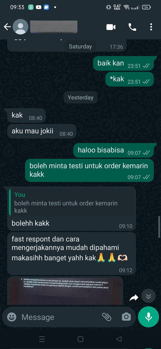 bisangoding's tweet image. T0003. Testi Jasa Teknik Informatika #jasatulis #jasatugasmurah #jasatugaskuliah #testirozo #zonaba #zonauang #zonaba langsung aja wa.me/6281255556191