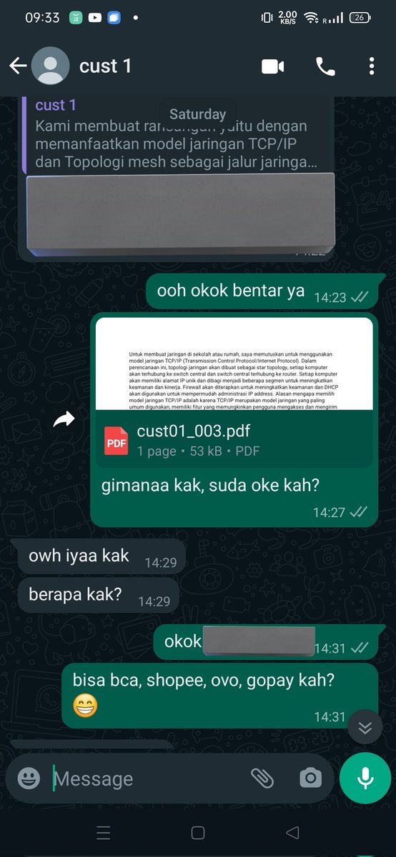 bisangoding's tweet image. T0003. Testi Jasa Teknik Informatika #jasatulis #jasatugasmurah #jasatugaskuliah #testirozo #zonaba #zonauang #zonaba langsung aja wa.me/6281255556191