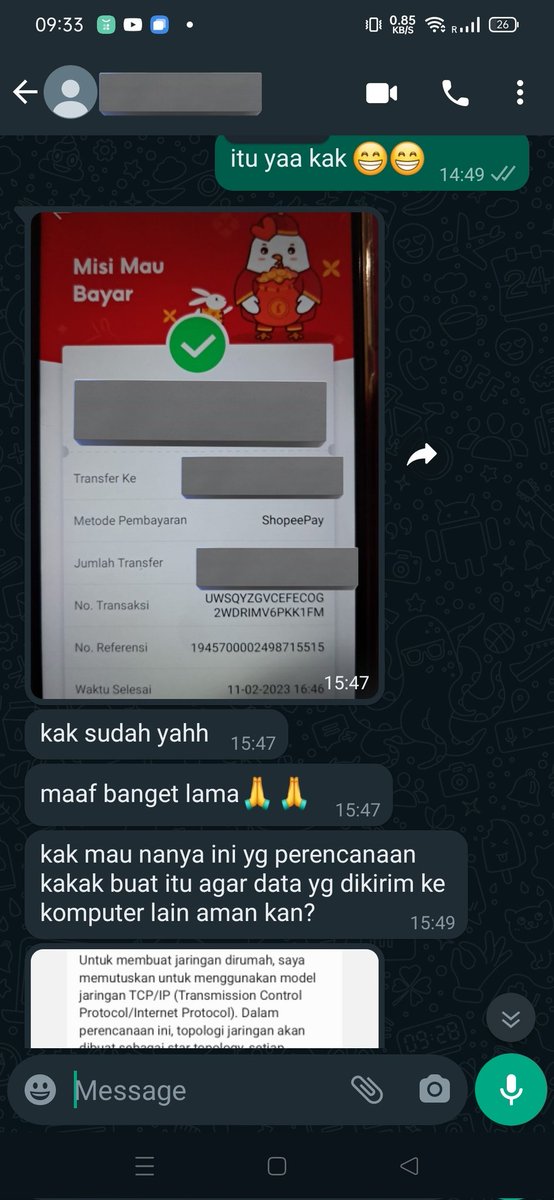 bisangoding's tweet image. T0003. Testi Jasa Teknik Informatika #jasatulis #jasatugasmurah #jasatugaskuliah #testirozo #zonaba #zonauang #zonaba langsung aja wa.me/6281255556191
