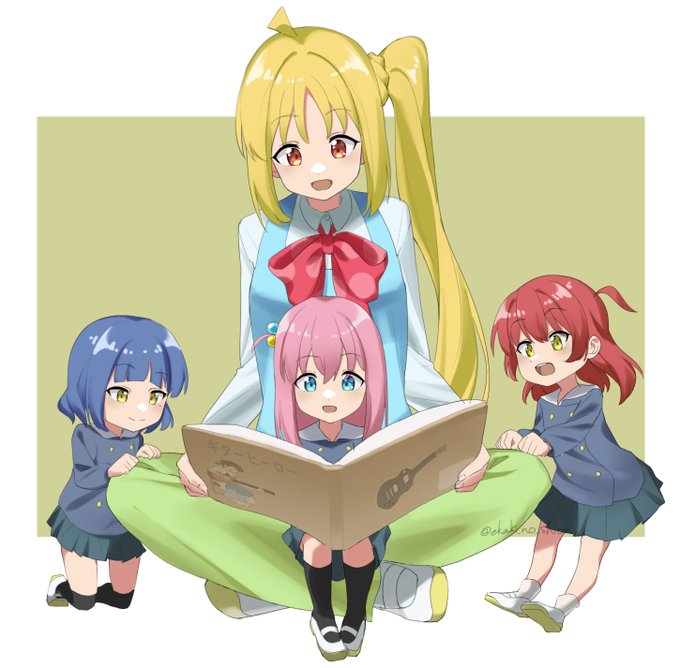 「multiple girls reading」 illustration images(Latest)｜4pages