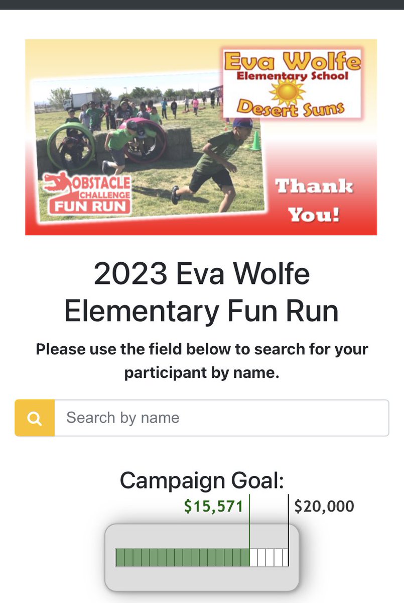 We are so close to reaching our goal at Eva Wolfe ES. This is our first fundraiser in 3 years to raise much needed money for a maker space, project based learning, and our hydroponic garden. Spread the word! #weAreCCSD. evawolfe23.pledge-drive.net/Campaign/Detai…