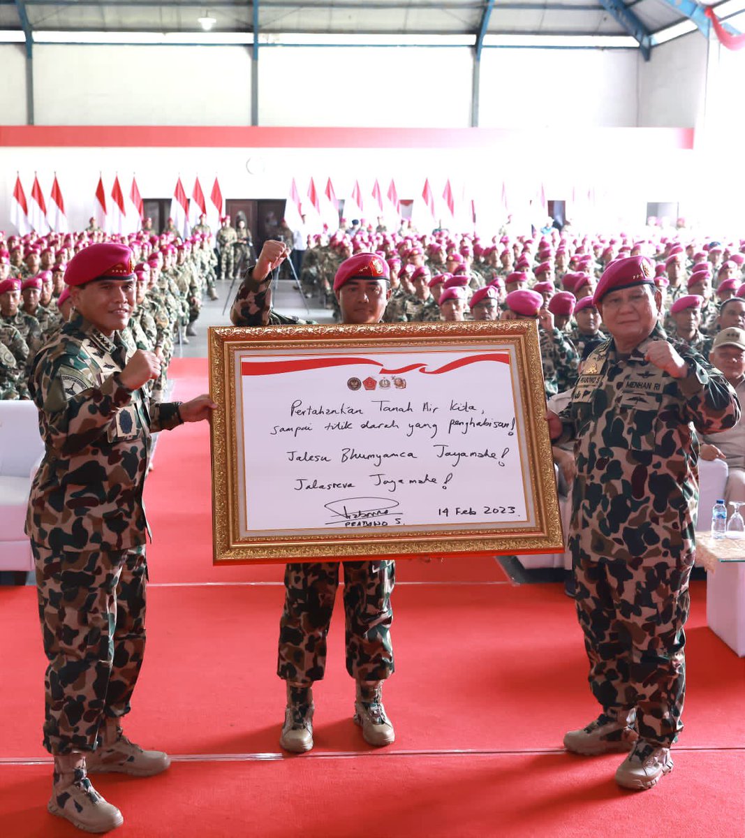 Prabowo Subianto tweet media