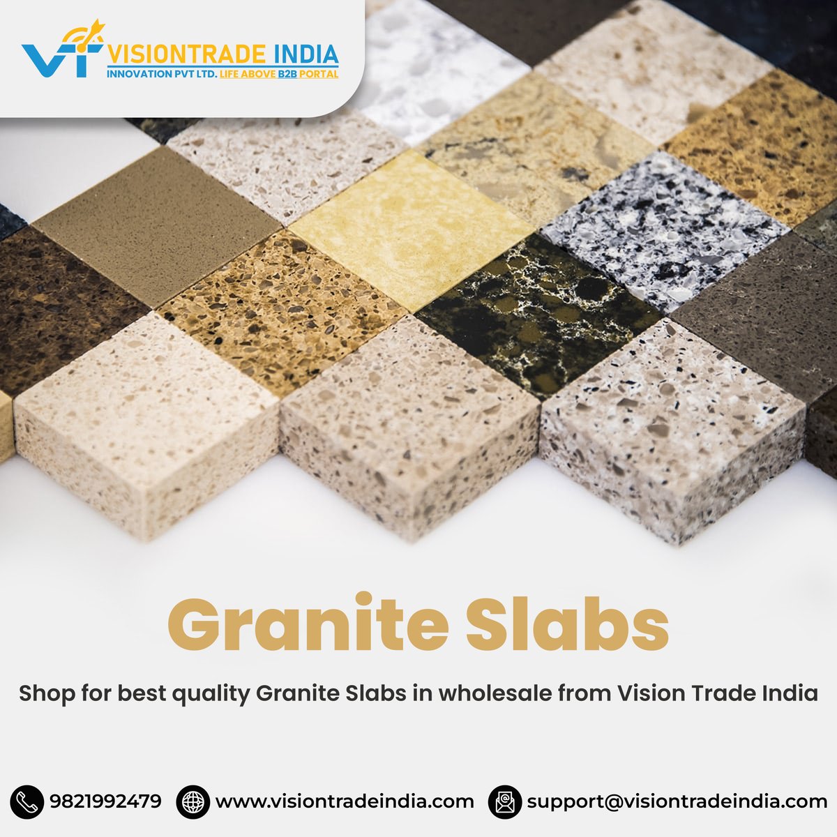 VisionTradeInd1's tweet image. Vision Trade India is an Indian Granite Slabs Supplier in India. We are committed to providing the finest quality Indian Granite Slabs and Tiles. We offer granite slabs to our dealer at very reasonable prices.
#GraniteSlabs #glabs #granite #manufacturer #supplier #wholesaler