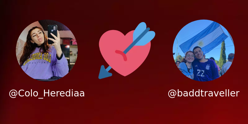 Colo_Herediaa's tweet photo. Mi San Valentine de Twitter en el 2023 va a ser: @baddtraveller

Encuentra el tuyo(a) en https://t.co/XNzXeh9KiZ

#valentinesday2023 #ValentinesDay https://t.co/dCZWZFc0ld