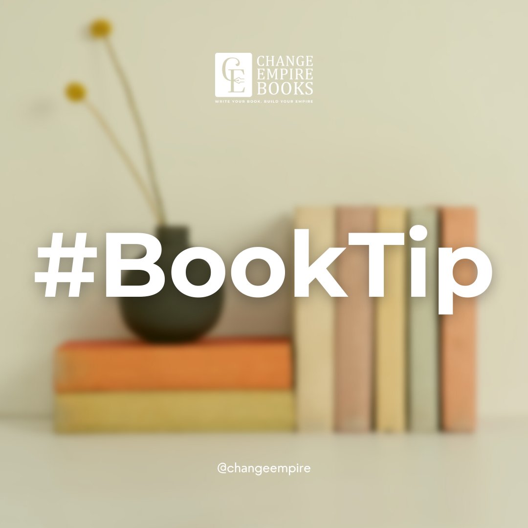 #BookTip
Create launch content. Ensure you have pre-written all your content for the launch so that you are not scrambling during your launch period to write it.