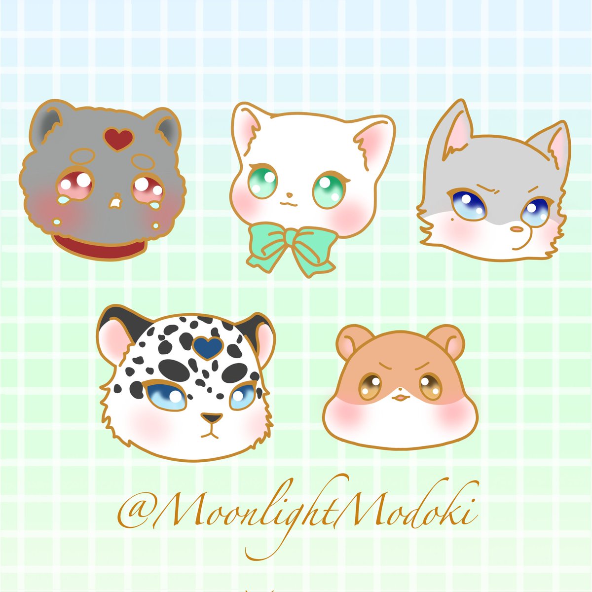 MoonlightModoki's tweet image. Chibi Animal Series - enamel pin set

Here is the first pin set I have planned this year 🎉 Thank you for all the interest and support! Preorders are now open, with the link to the listing in the thread below (*´▽`*)🌸
