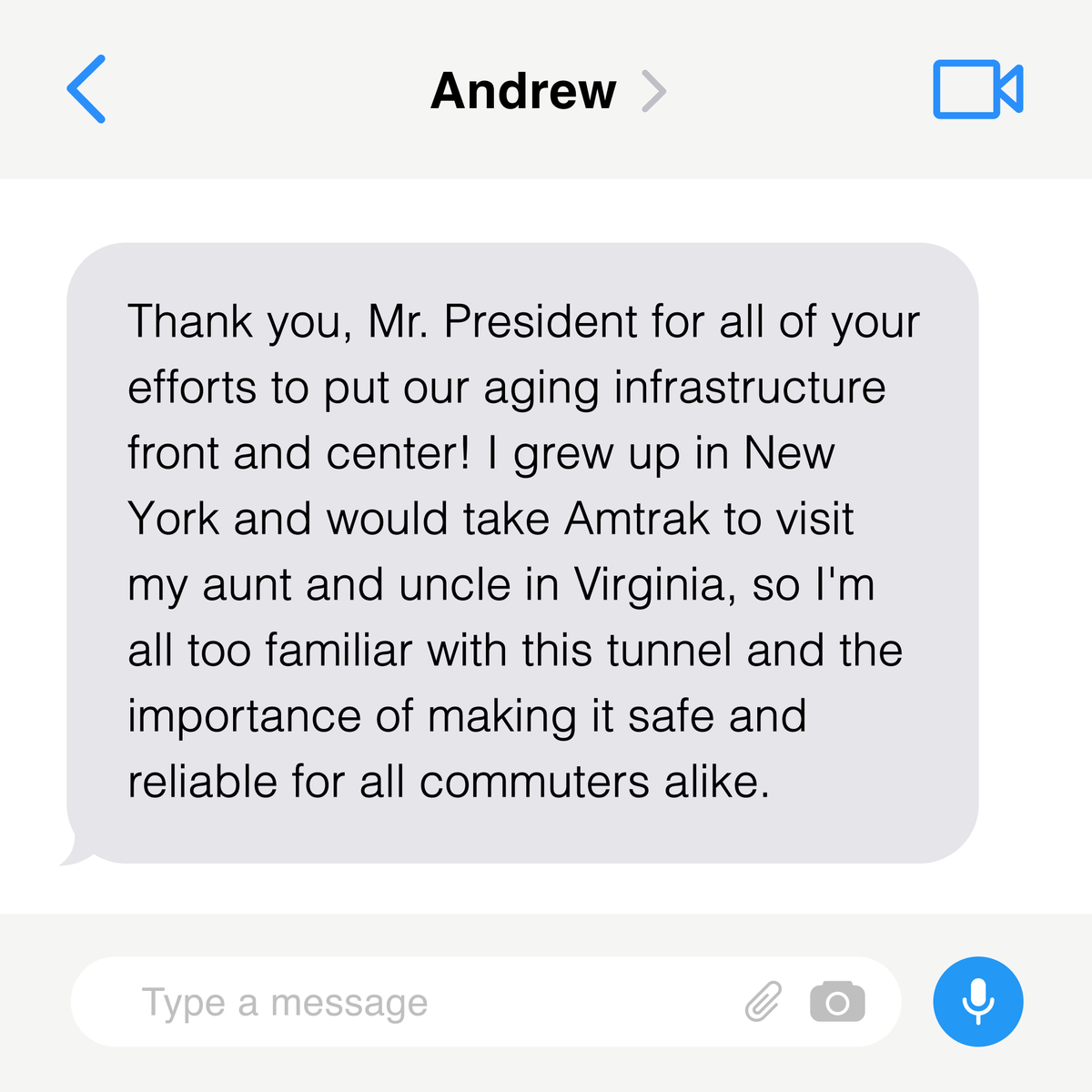 Like Andrew shared: Baltimore’s Frederick Douglass Tunnel is crucial to commuters. Our infrastructure law is helping to replace this Civil War-era tunnel so train trips are safer and easier. 

And we’re getting it done while creating good-paying jobs.