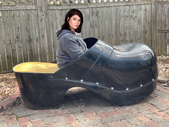 Maggie Faris (@extrememaggie) on Twitter photo In honor of us becoming best friends, I poorly photoshopped you in this giant Dansko clog <a href="/KarenKilgariff/">Karen Kilgariff</a> In honor of us becoming best friends, I poorly photoshopped you in this giant Dansko clog <a href="/KarenKilgariff/">Karen Kilgariff</a>