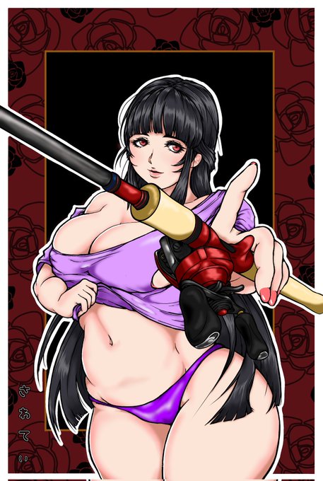 そして、竿を持たせて完成っ!(そっちの竿か!?)
ウチのオリキャラ緋瞳ちゃん、魚より♂釣る方が得意です!

無理やり持たせた感wまぁいっかぁ(*'罒`*)w 