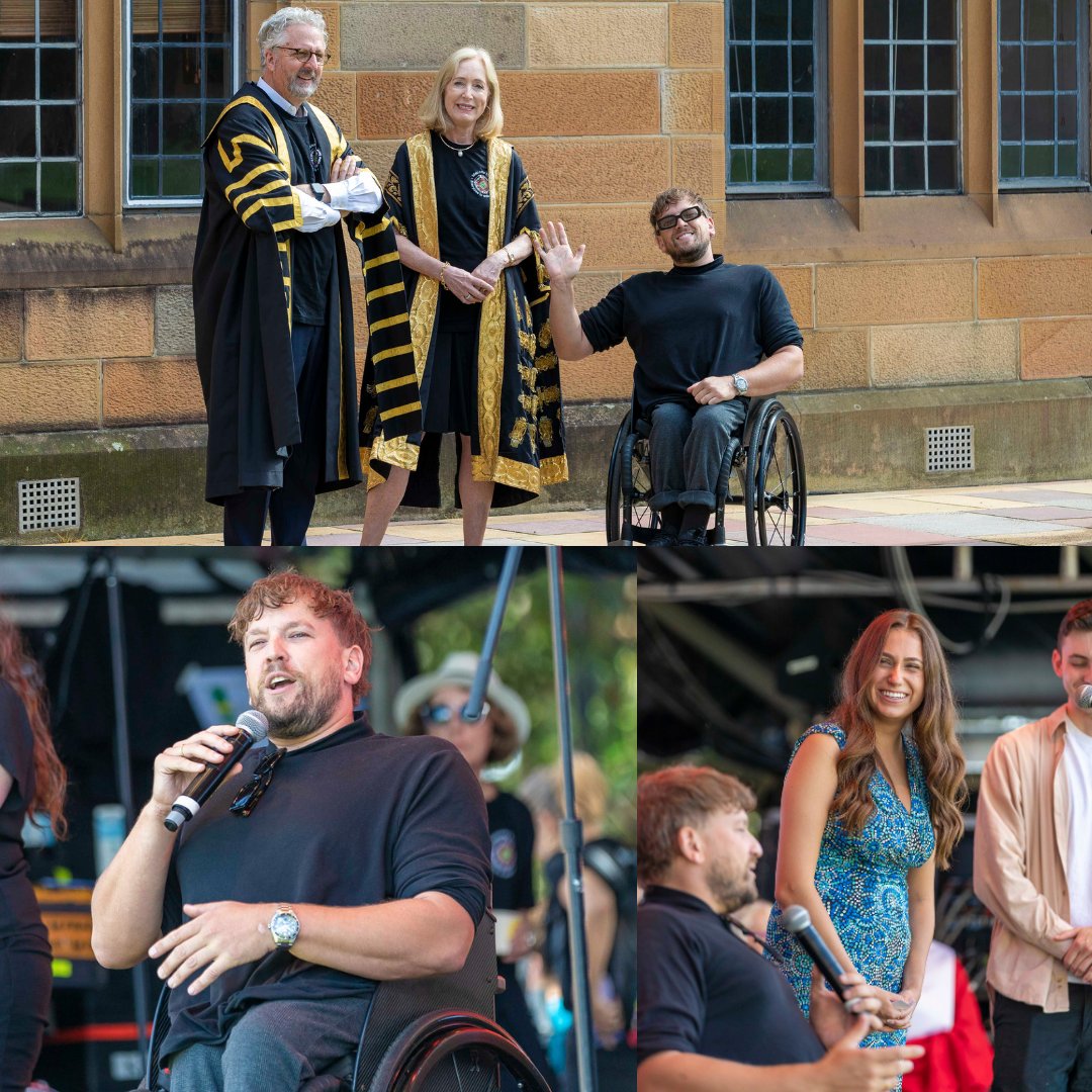 A great day hearing from one of Australia’s greatest 👏

We were lucky to have <a href="/DylanAlcott/">Dylan Alcott</a> join us on the Welcome 2023 mainstage today, inspiring <a href="/Sydney_Uni/">University of Sydney</a> students as they begin their journey and do great things!

#USYDWelcome #LeadershipForGood