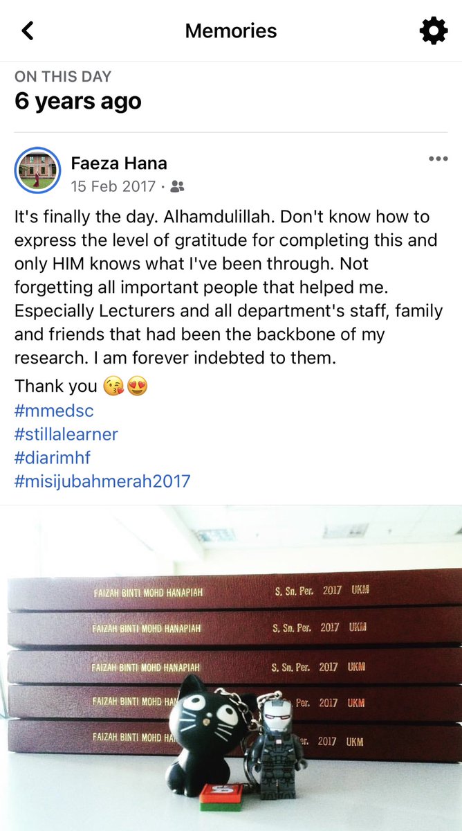 faezahana's tweet image. 6 years already

Counting next inshaAllah

#roadtoPHD