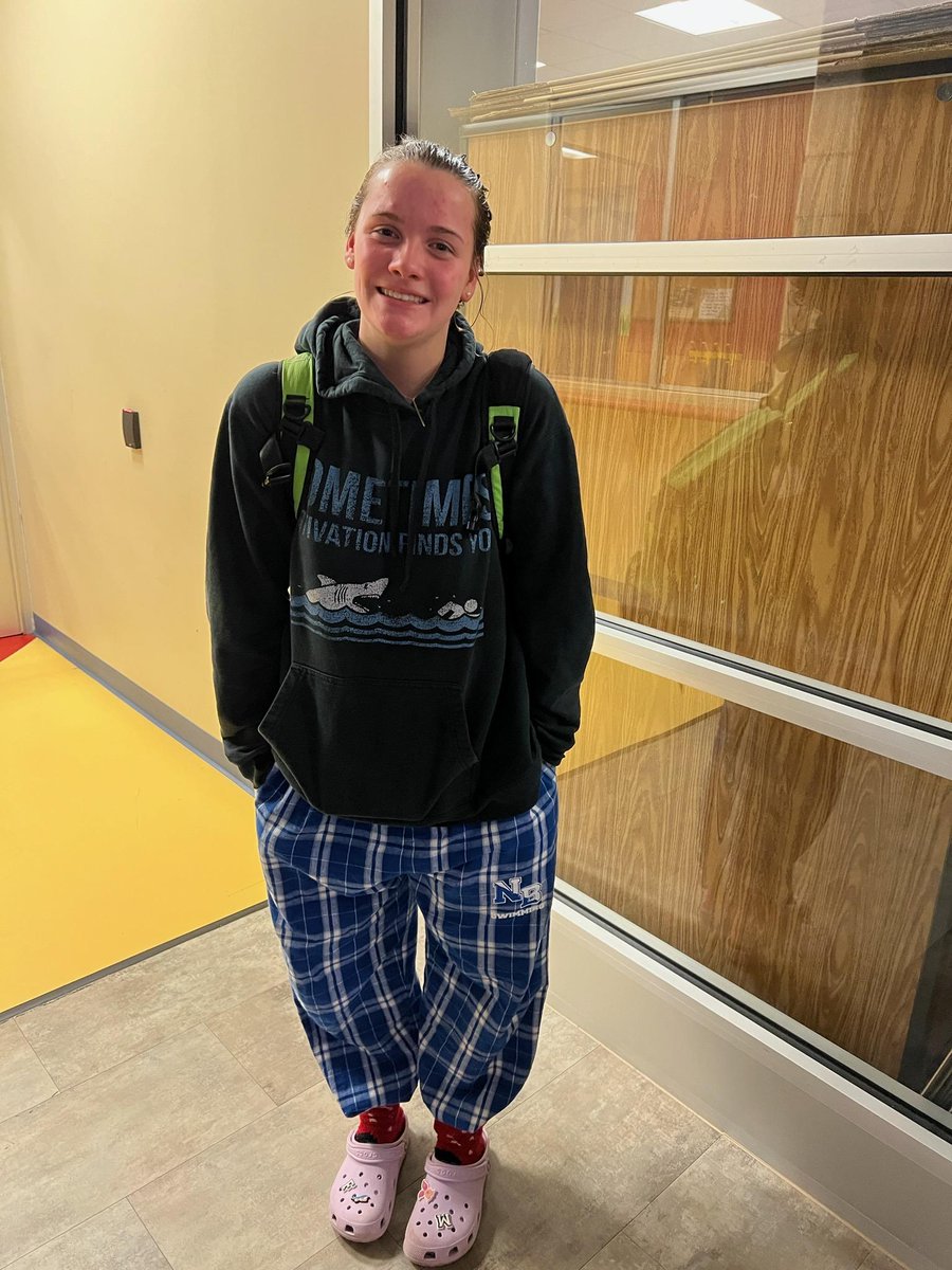 RECORD ALERT--Maddie Fletcher broke her own school Record in the 200 IM. Congratulations to an incredible swimmer and better person