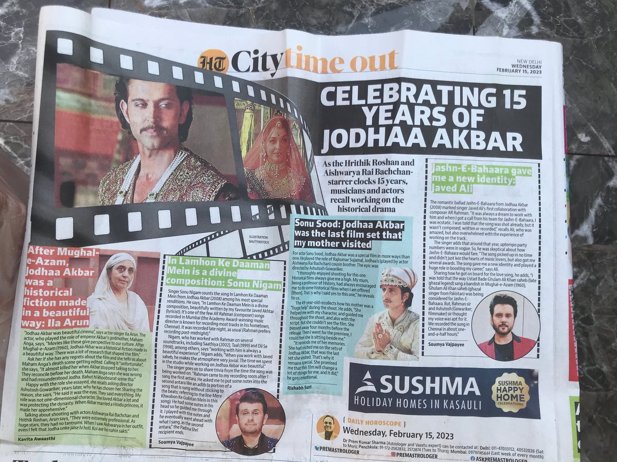 15 Years Of Jodhaa Akbar  @iHrithik
@SonuSood @IlaArun2 @javedali4u #jodhaakbar #15yearsofjodhaaakbar #hrithikroshan  #hrithikroshanfans #hrx #sonunigam #sonusood #ilaarun #javedali #jodhaaakbar #AishwaryaRai