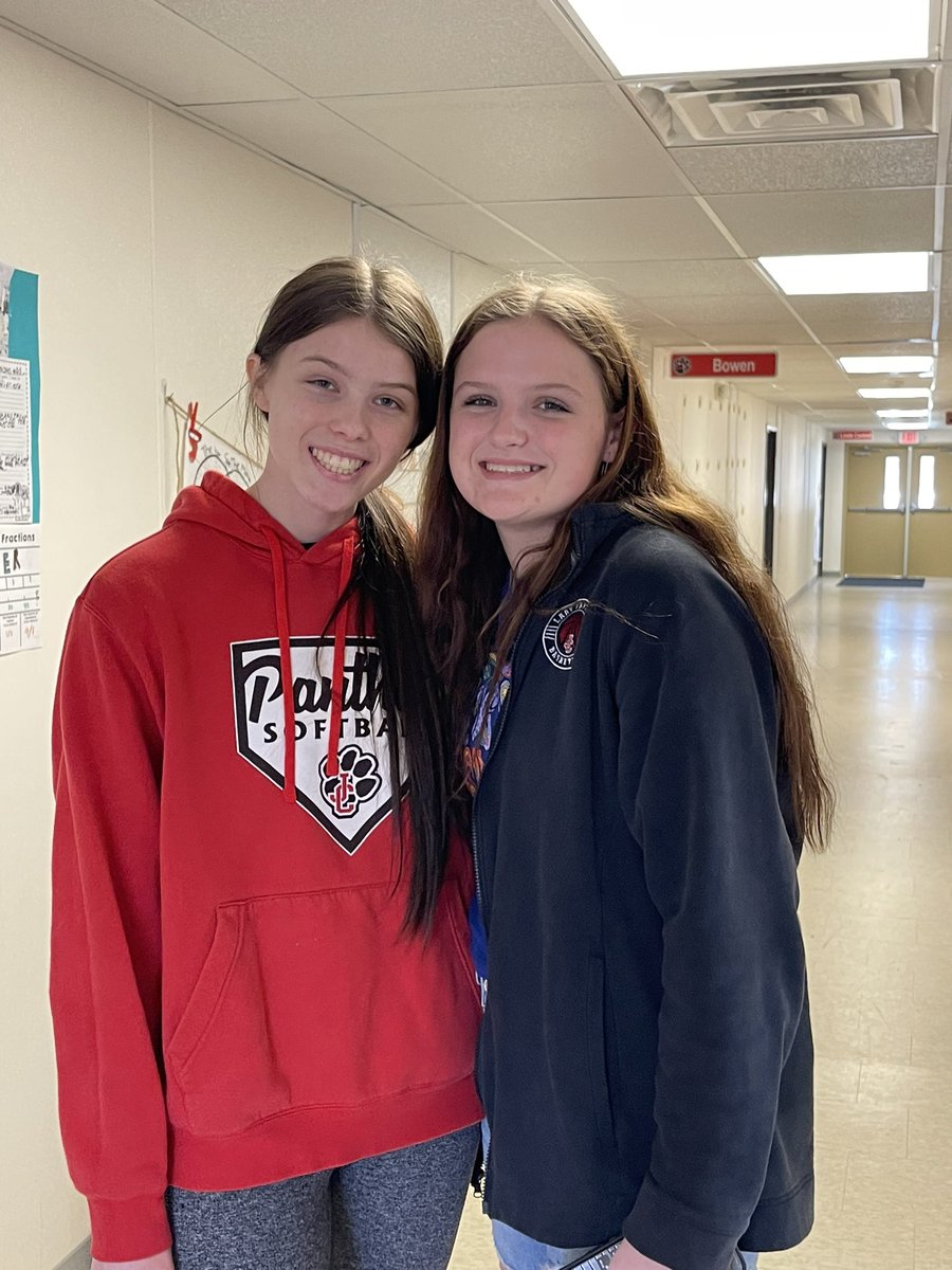 Our girls enjoyed reading to our NJES students today! #Community #Serve #Family #PROUDtobeJC #RoleModels