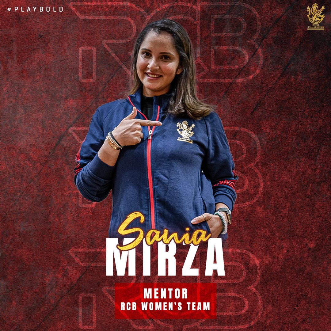 While our coaching staff handle the cricket side of things, we couldn’t think of anyone better to guide our women cricketers about excelling under pressure. 

Join us in welcoming the mentor of our women's team, a champion athlete and a trailblazer! 🙌

Namaskara, Sania Mirza! 🙏