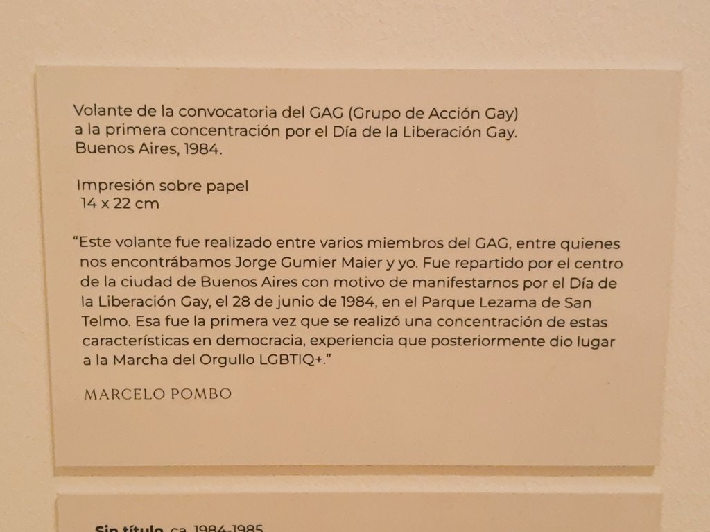 sxrrxwspath's tweet photo. hoy en el museo me crucé con el volante de convocatoria a la primera marcha del orgullo en arg https://t.co/5N0bbH8dKN