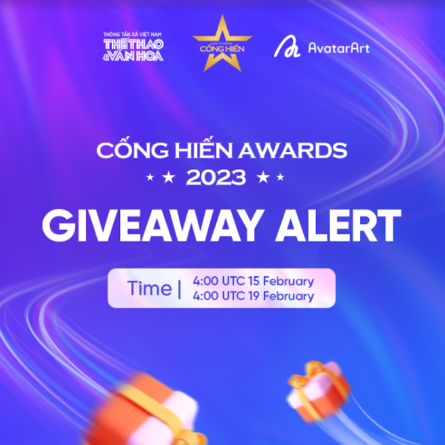 💥 #CốngHiếnAwards 🔥Giveaway🔥
🗓️ 4:00 UTC 15 February - 4:00 UTC 19 February
🏆To enter
1️⃣  Follow <a href="/NFTs_Insights/">NFT Insights</a> , <a href="/Bytenextio/">ByteNext | Metaverse Incubator</a> , @avatarart_ 
2️⃣  Like, Follow Fb Cống hiến Awards &amp; cmt the screenshot
3️⃣  RT, tag 3 frs and cmt Blocto wallet 
#AvatarArt #nft_insights @nfts