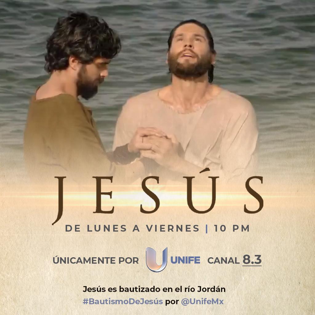 aure071213's tweet photo. ES HOY #BautismoDeJesús por @UnifeMx en el 8.3 de TV abierta a las 10 PM https://t.co/2TAiGJ81Me