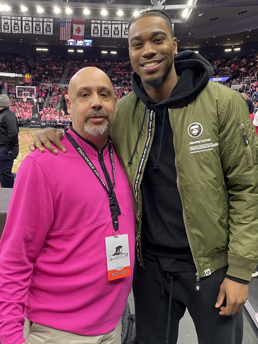 simmy1210's tweet image. FriarTown is such a special place. Tonight was another great win but to see @ajreeves11 and that smile again made it so much better. Once a Friar, always a Friar. So proud to be part of something so special and dear to my heart. @PCFriarsmbb #FriarFamily