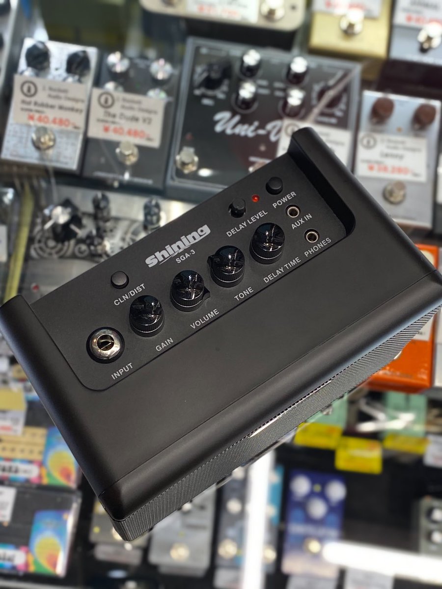 御茶ノ水楽器センター on Twitter "ギターのお供にピッタリな小型アンプ Shining Guitar Amp, SGA3