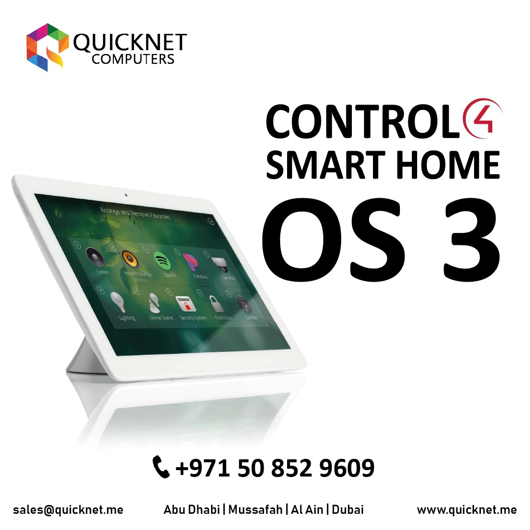 quicknet_me's tweet image. Let us help you automate your home and make it smarter.
Call now!☎️
Abu Dhabi | Mussafah | Al Ain | Dubai
Contact: +971 50 852 9609
Website: quicknet.me
.
.
#control4 #control4_smart_home #control4os3 #homeautomation #quicknetcomputers #abudhabi #dubai #uae #smarthome