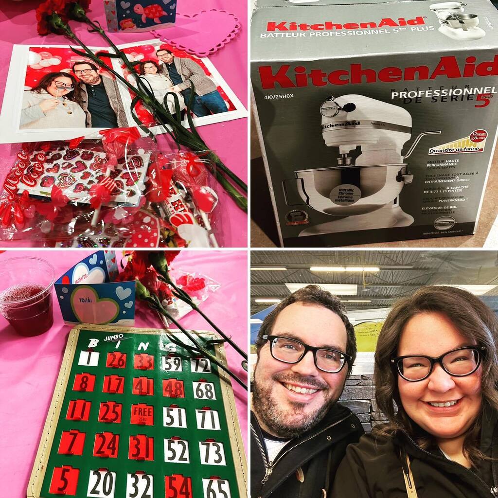 VanMcGregor's tweet photo. Only at home can you go from an appointment to winning a Kitchen Aid Mixer. Miigwetch WRFN!
❤️ Happy Valentine’s Day ❤️ https://t.co/CIAursQwRD https://t.co/XBnJknjw2j