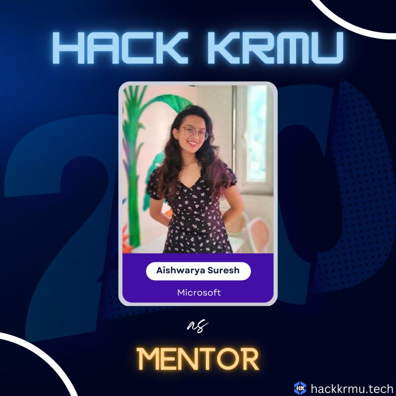 HackKrmu's tweet photo. Excited to announce tha Aishwarya Suresh from Microsoft will be joining us as a mentor for #Hackkrmu2! Her expertise and guidance will be invaluable as we work towards creating innovative solutions. Let's get hacking! π»
#Mentor #Innovation #hackkrmu2023 https://t.co/9Q7jlN8zif