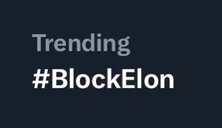 We should all do this. You can still see his tweets but he doesn’t get to force them down our throats. #BlockElon #BlockElon #BlockElon