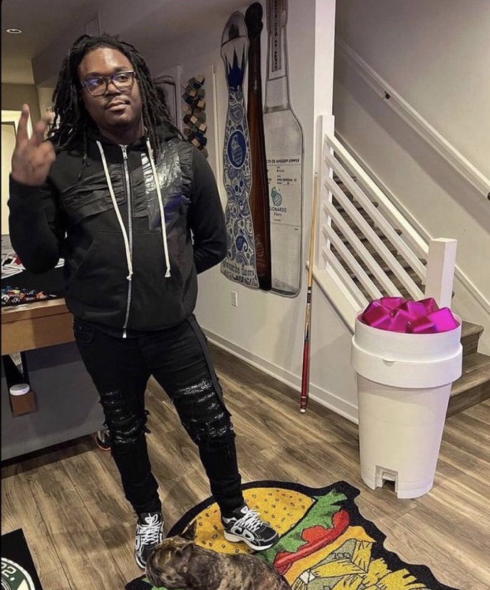 stop taking this life shit seriously; look lucki has a lean trash can, nun of this shit real
