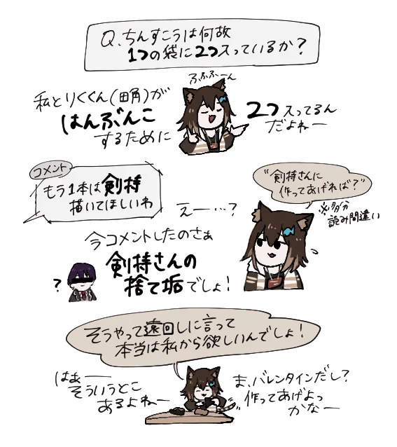 ねこちゃんは優しい🐟⚔🍪 
