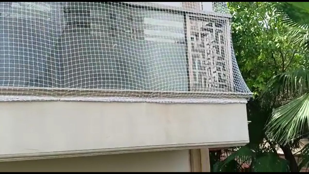 OfficeAVGlobal's tweet image. Cover your balcony with Anti bird net to for peaceful, bird dropping free and maintain hygienic environment. 
WhatsApp 091360 79711

#birdnet #antibirdnet #birdnetting #birdnetinstallation