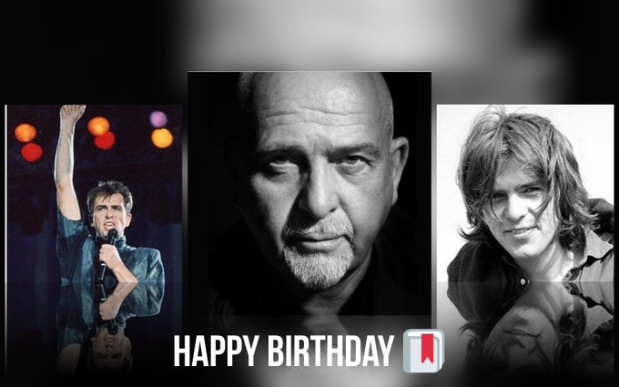 Happy Birthday Peter Gabriel 73 candles    