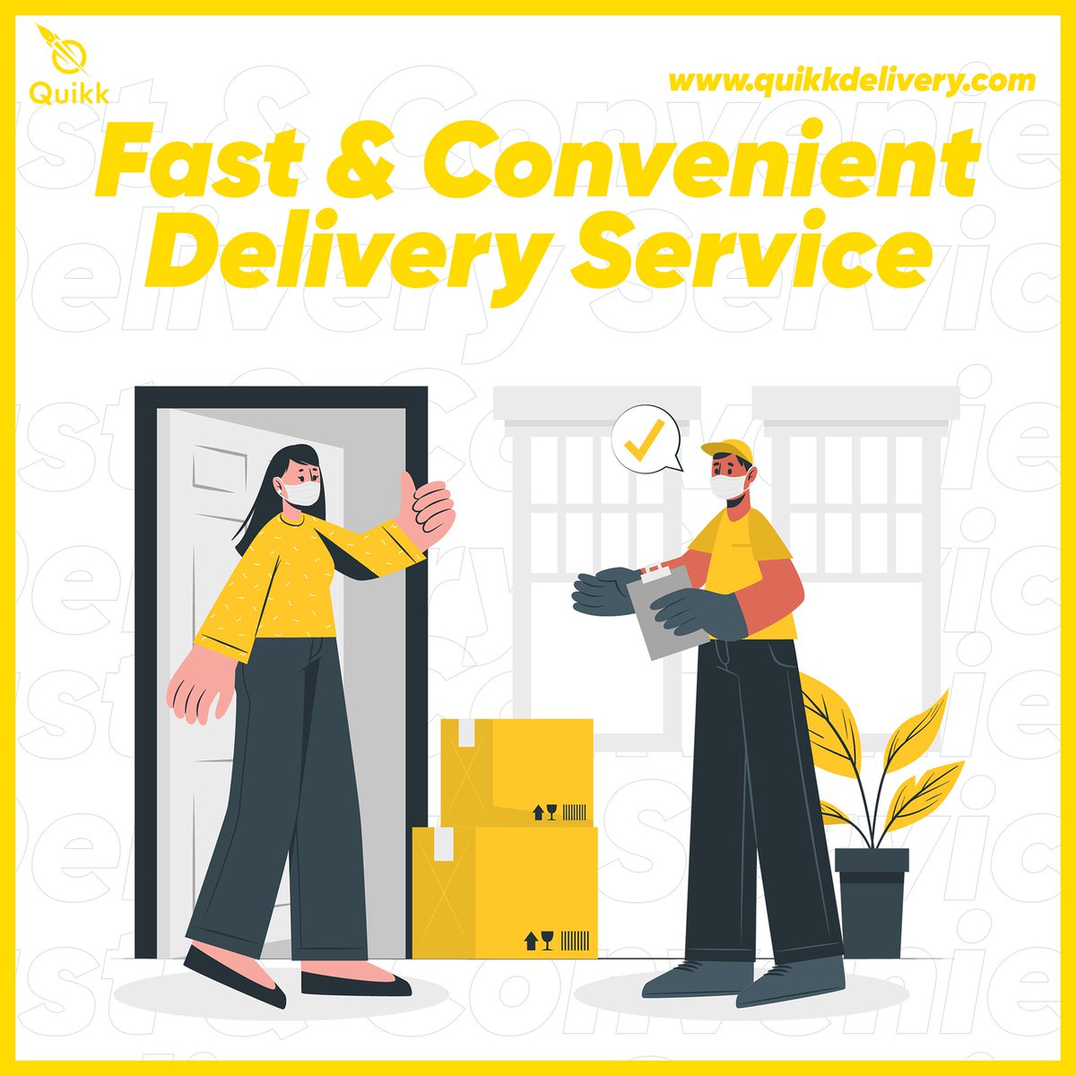 Get your packages delivered faster and safer than ever before with Quikk! Our reliable and efficient courier network covers every corner of the city,

#doorstepdelivery #localfood #foodonline #instantfood #orderonline #foodonthego #gooddeals #foodie #essentialdelivery