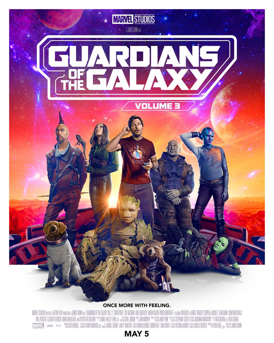 CyDisney's tweet image. Nouvelle affiche des #guardiansofthegalaxy3