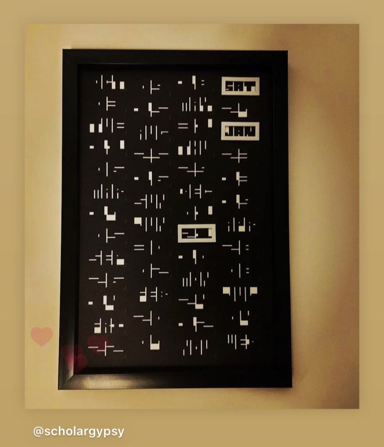 BoardMingle's tweet photo. “Sometimes, it is in the dark spaces that you find the day” - quoting one of the proud owners of - Crypto, perpetual calendar from https://t.co/h55VaEhgwy https://t.co/rKyJH9F2vY