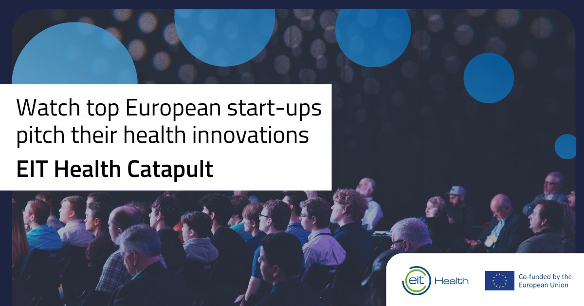 We are proud to be a semifinalist of @eithealth 's Catapult 2022-23 Edition. The EIT Health’s Catapult Videos On-Demand platform launches today, where you can watch us pitch and connect to us. Link in comments. 
#EITHCatapult #Healthcareinnovation #Biotech