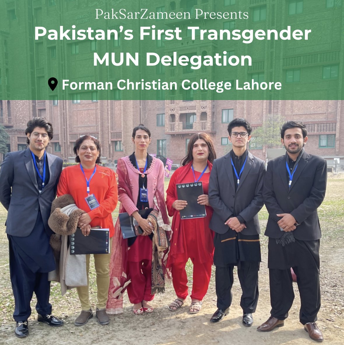 paksarzameenfnd's tweet photo. Paksarzameen keeps up its tradition of breaking the shackles of disparity in our nation. A prodigious delegation of students from the transgender school of Bahawalpur at @FCCollege https://t.co/VoSP4hXu9K
