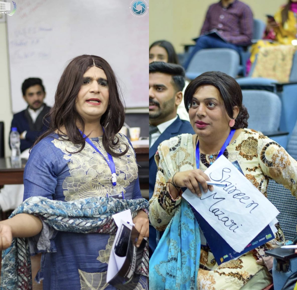 paksarzameenfnd's tweet photo. Paksarzameen keeps up its tradition of breaking the shackles of disparity in our nation. A prodigious delegation of students from the transgender school of Bahawalpur at @FCCollege https://t.co/VoSP4hXu9K