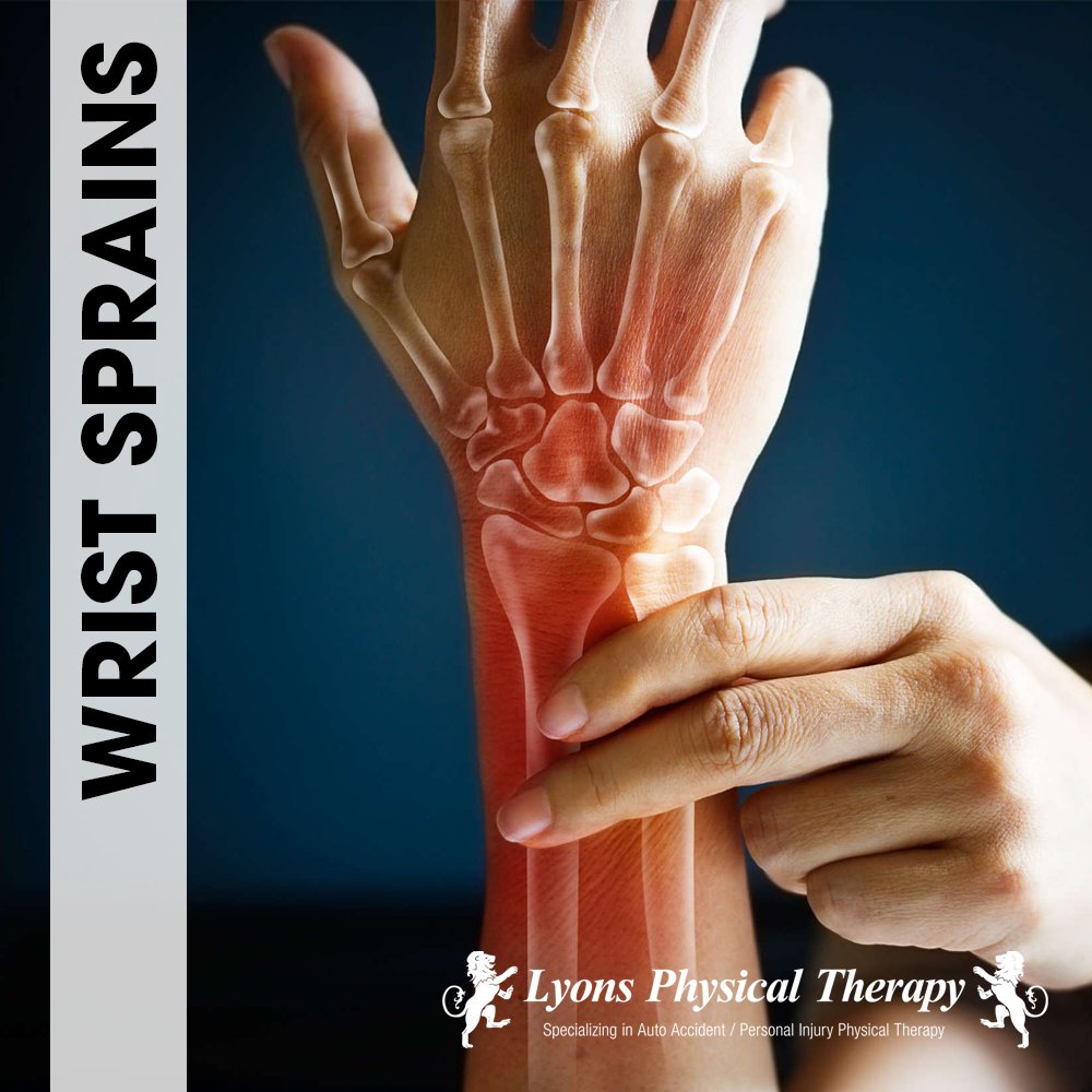 Wrist sprains are hard to prevent, since they're usually caused by accidents. Even the best-trained athlete can slip.

To speed the healing, call us today:
📞 702.476.0222 / 702.954.4646

#wrist #wristinjuries #sprains #strains #physicaltherapist #lasvegas #nevada #tonopah