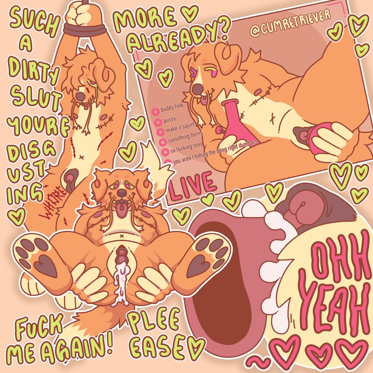 werewulfbeef's tweet photo. cw blood &amp; implied consensual noncon

appreciation post for my tight pussied whore slut husband https://t.co/cEL9foIFwh